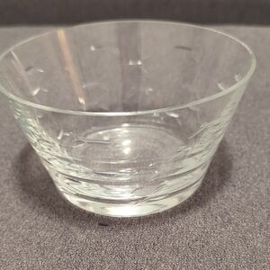 Elegant Clear Glass Bowl